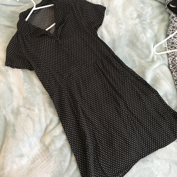 brandy melville polka dot button dress RARE - Picture 1 of 2